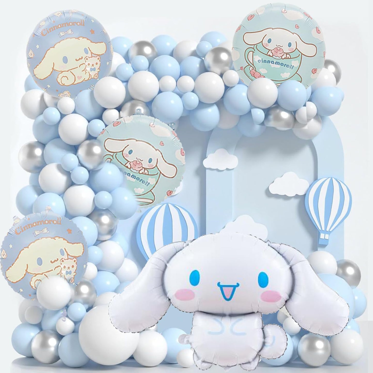Cute Anime Decorations Balloons Anime Birthday Party Supplies Including Aluminum Film Balloons and Latex Balloons