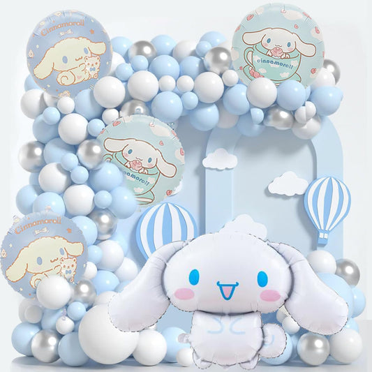 Cute Anime Decorations Balloons Anime Birthday Party Supplies Including Aluminum Film Balloons and Latex Balloons