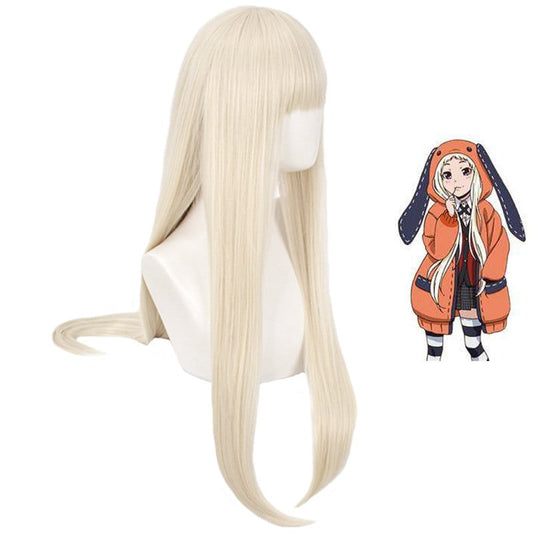 Anime Golden Cosplay Wig with Bangs