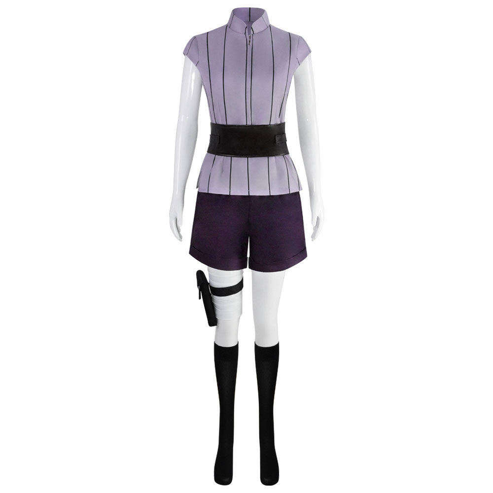 Halloween Anime Ninja Hinata Cosplay Costume Outfit